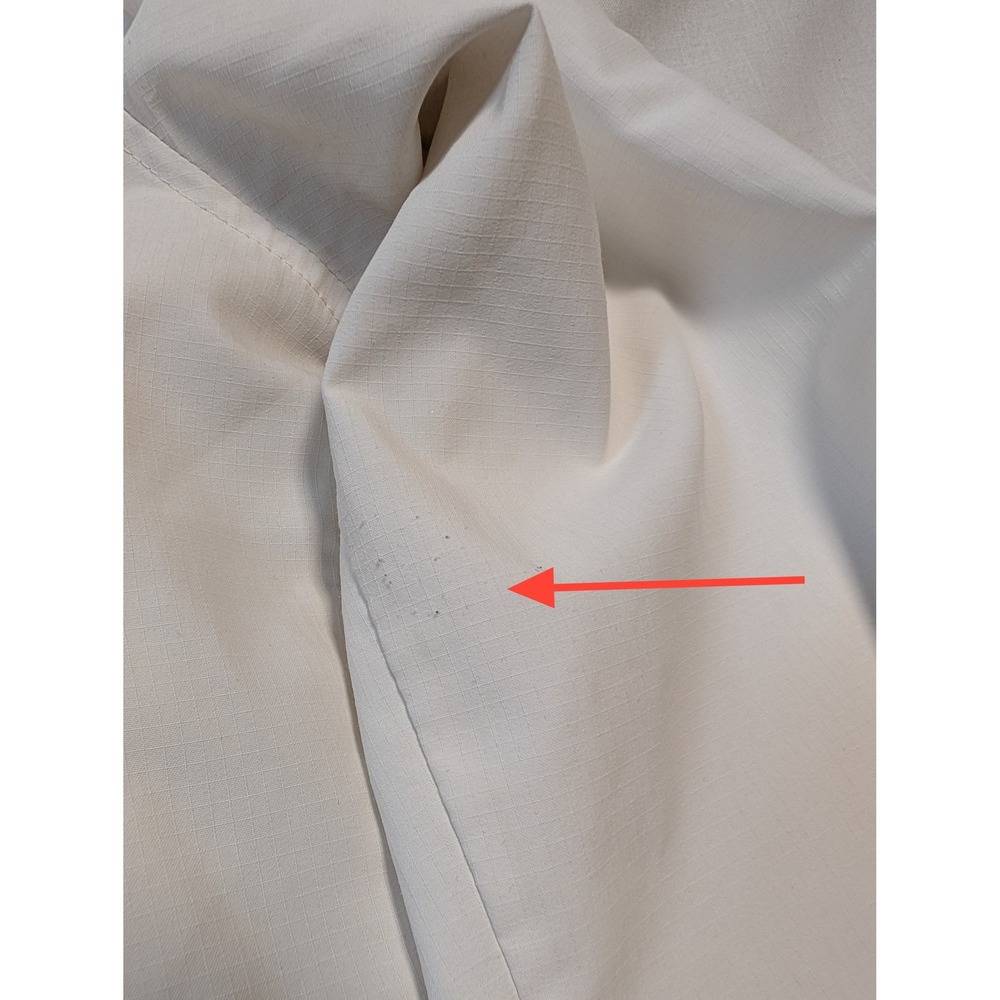 Patagonia Women Long Sleeve Snap Front Fishing Hiking Shirt 10 White Ripstop - Picture 9 of 11